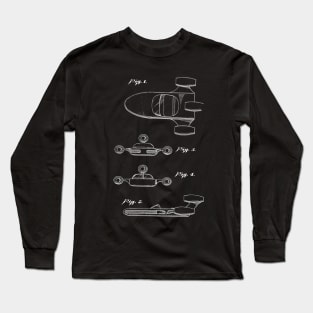 Ariel Space Toy Vintage Patent Drawing Long Sleeve T-Shirt